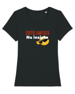 Ediție limitata, nu insista Tricou mânecă scurtă guler larg fitted Damă Expresser