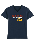 Ediție limitata, nu insista Tricou mânecă scurtă guler V Bărbat Presenter