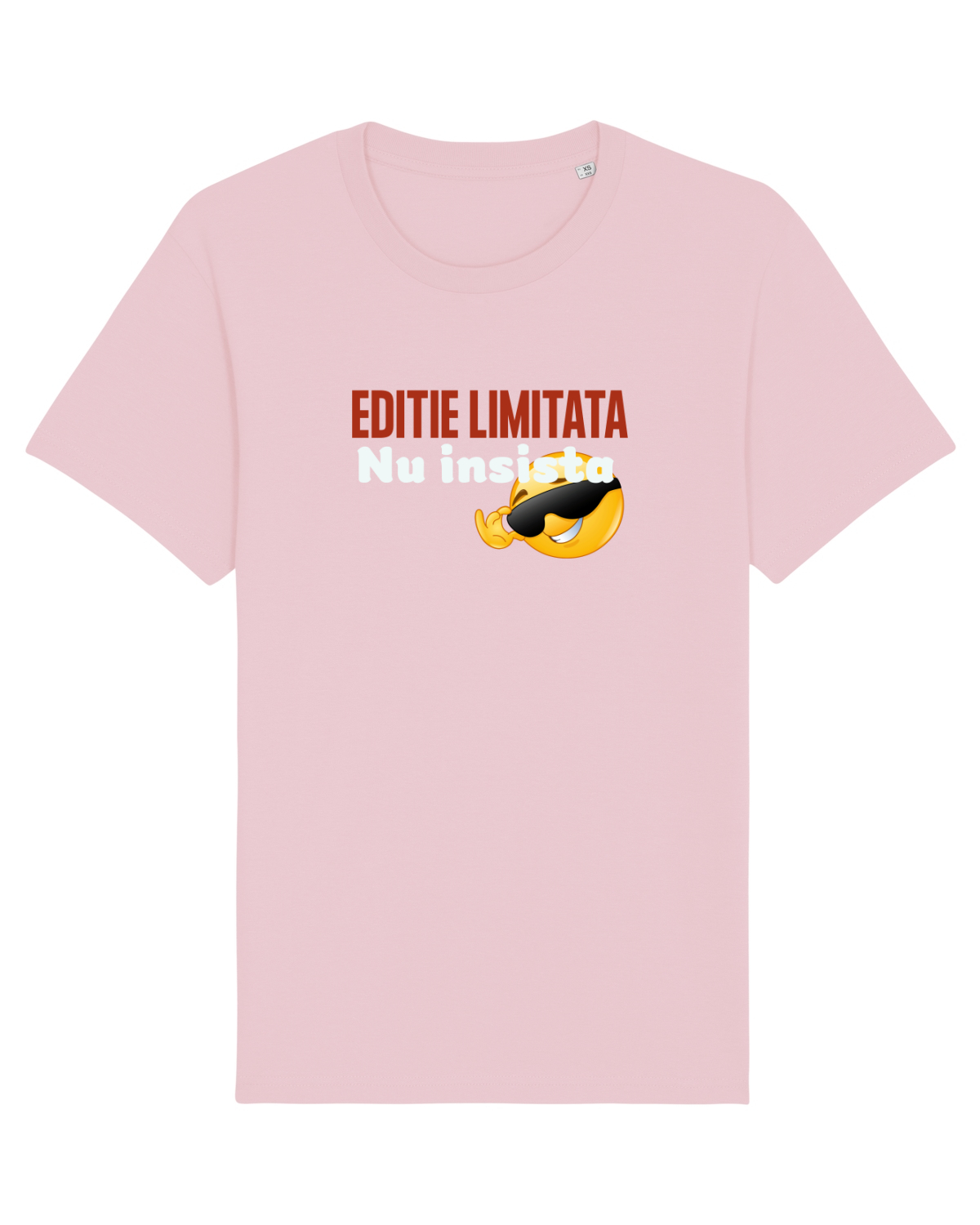 Tricou mânecă scurtă Unisex Rocker Cotton Pink