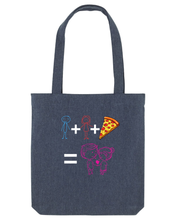 Tu+eu+pizza=love Midnight Blue
