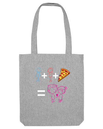 Tu+eu+pizza=love Heather Grey