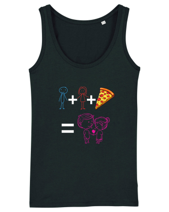Tu+eu+pizza=love Black