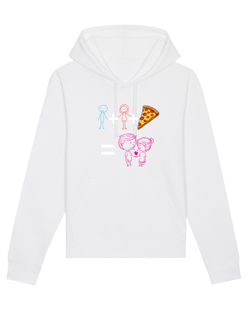 Tu+eu+pizza=love White