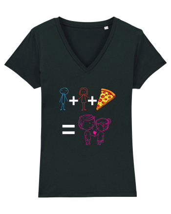 Tu+eu+pizza=love Black