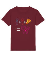 Tu+eu+pizza=love Tricou mânecă scurtă  Copii Mini Creator