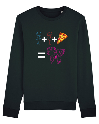 Tu+eu+pizza=love Black