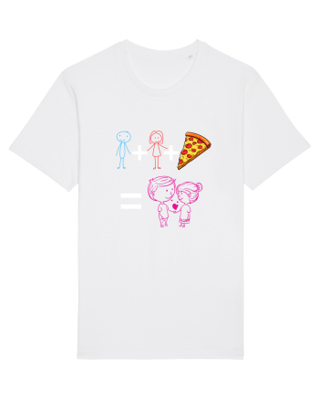 Tu+eu+pizza=love White