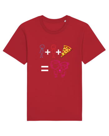 Tu+eu+pizza=love Red