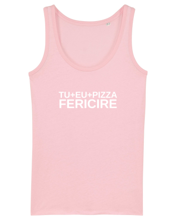 Tu + eu + pizza = fericire Cotton Pink