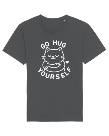 Go hug yourself - White cat style Anthracite