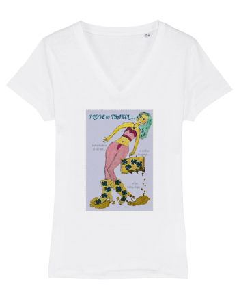 Travel Girl White