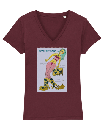 Travel Girl Burgundy