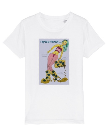 Travel Girl White