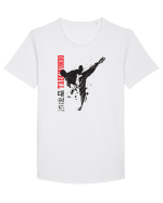Taekwondo Tricou mânecă scurtă guler larg Bărbat Skater