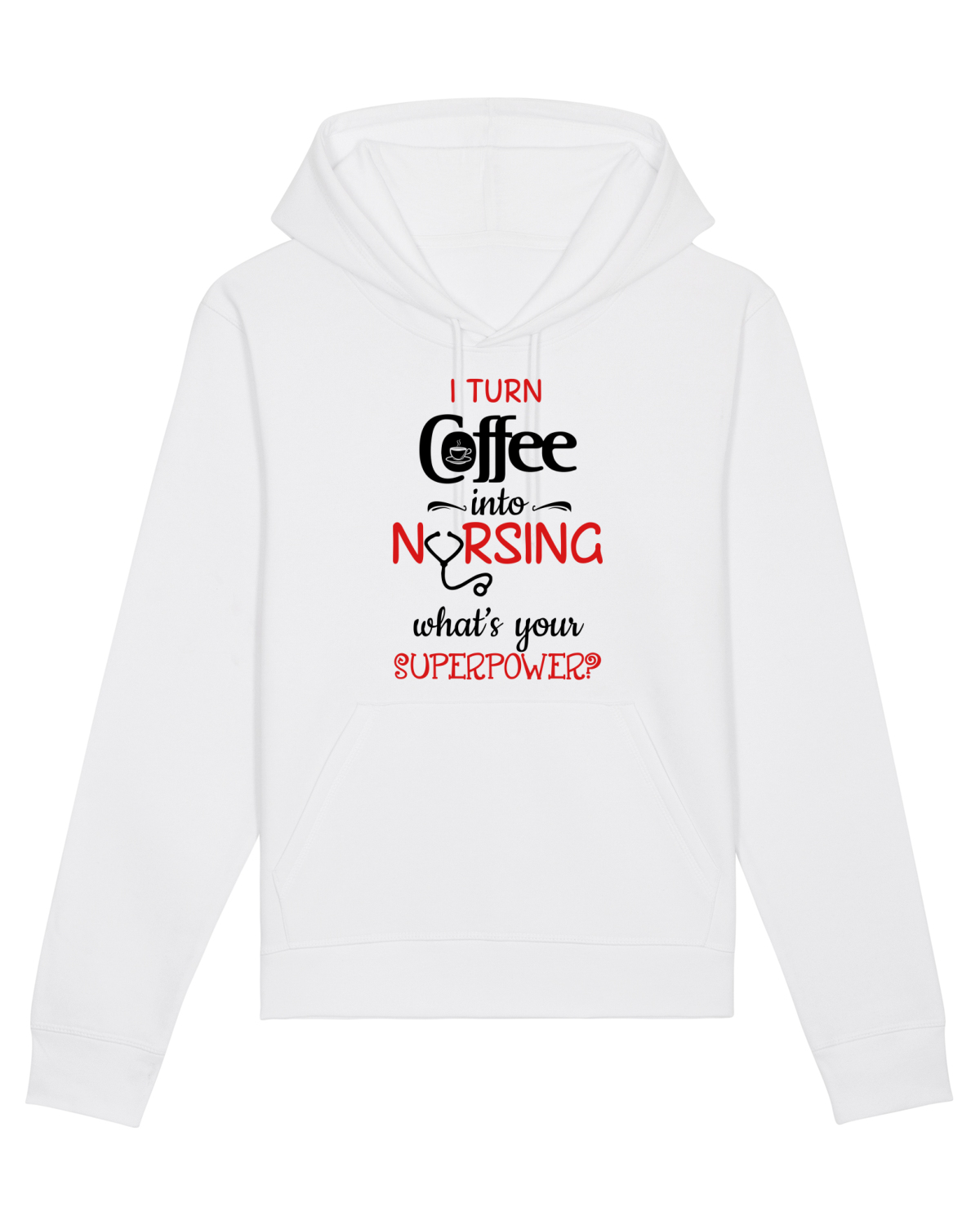 Hanorac Unisex Drummer White