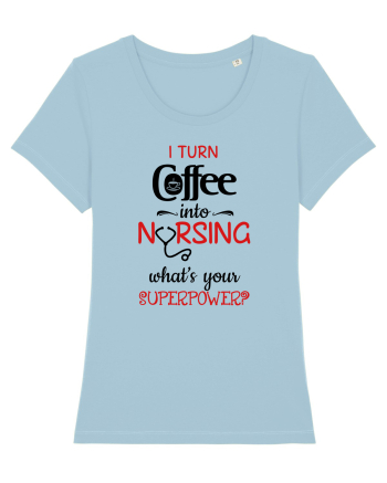 Coffee into Nursing Sky Blue