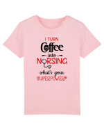 Coffee into Nursing Tricou mânecă scurtă  Copii Mini Creator