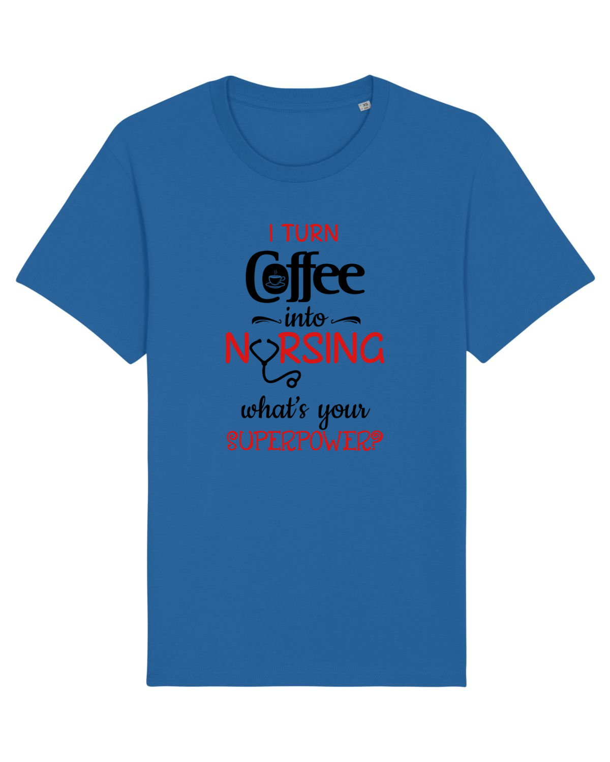 Tricou mânecă scurtă Unisex Rocker Royal Blue