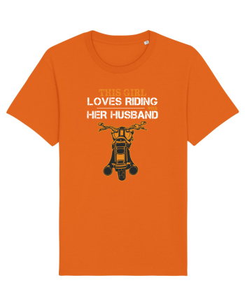Riding with Husband Bright Orange