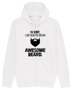 Awesome Beard Hanorac cu fermoar Unisex Connector