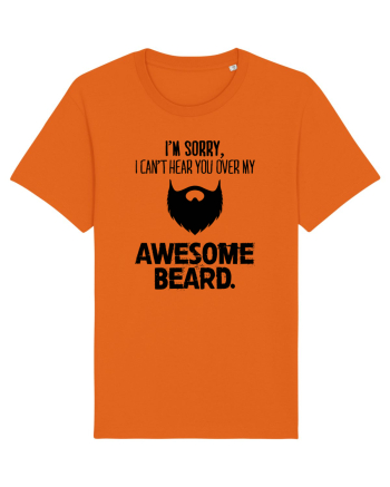 Awesome Beard Bright Orange
