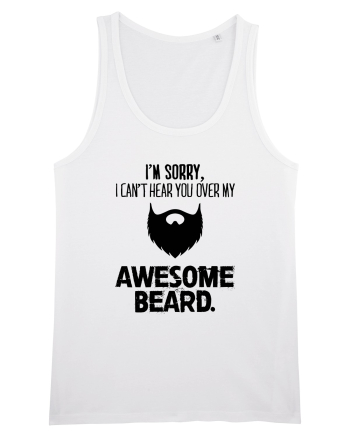 Awesome Beard White