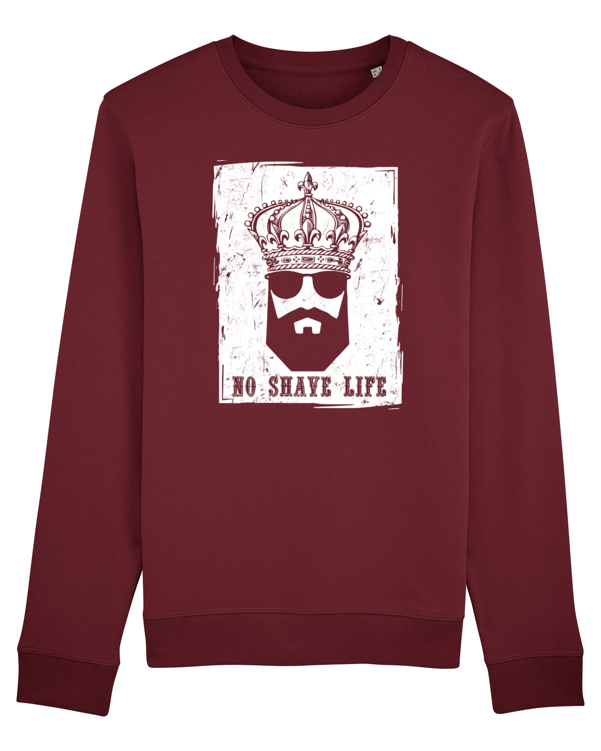 Bluză mânecă lungă Unisex Rise Burgundy