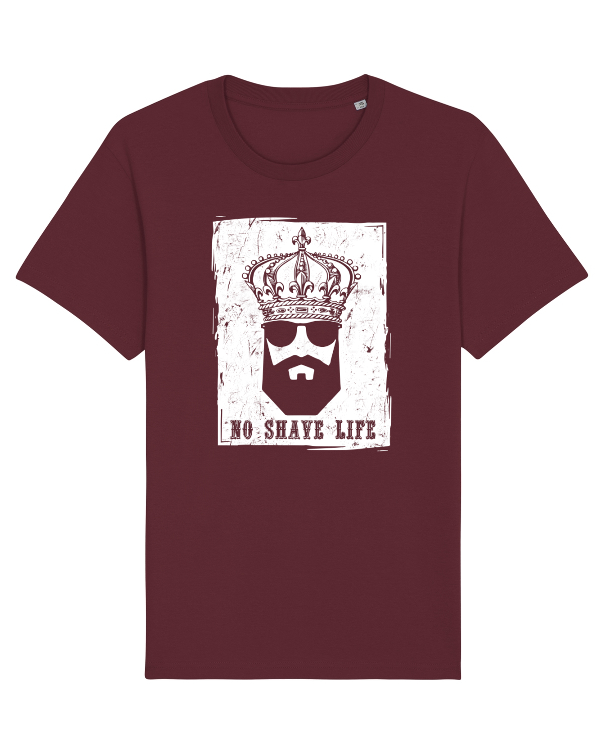 Tricou mânecă scurtă Unisex Rocker Burgundy