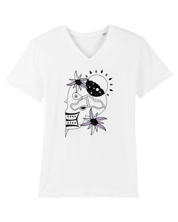 The king skull White