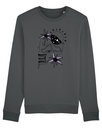The king skull Anthracite