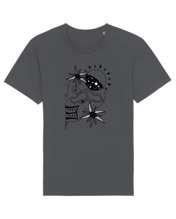 The king skull Anthracite