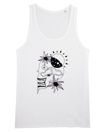 The king skull White