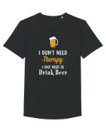 Drink Beer Tricou mânecă scurtă guler larg Bărbat Skater