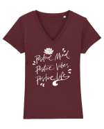 Positive  Tricou mânecă scurtă guler V Damă Evoker