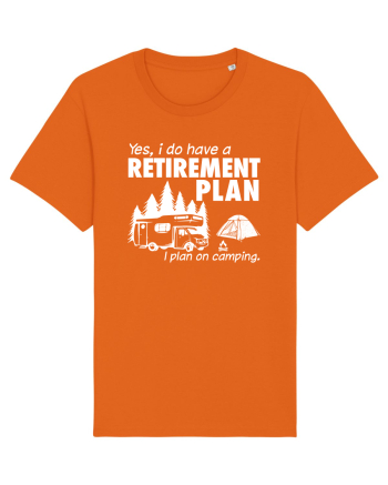 Retirement Plan Bright Orange