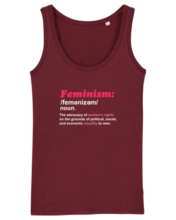 Feminism Burgundy