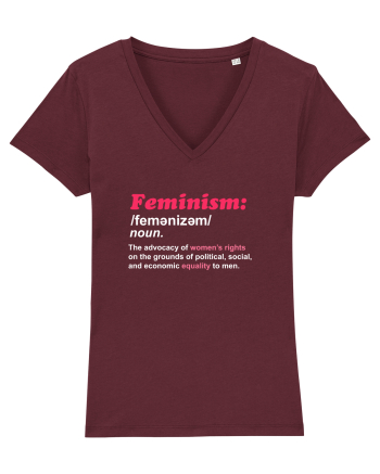 Feminism Burgundy