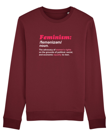 Feminism Burgundy