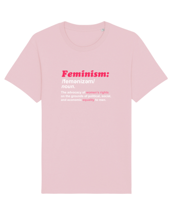 Feminism Cotton Pink