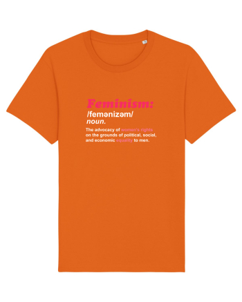 Feminism Bright Orange