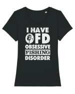 OFD Tricou mânecă scurtă guler larg fitted Damă Expresser