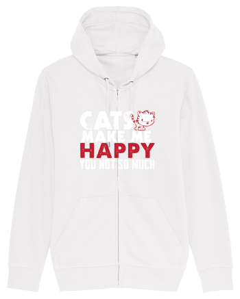 Cats make me happy White