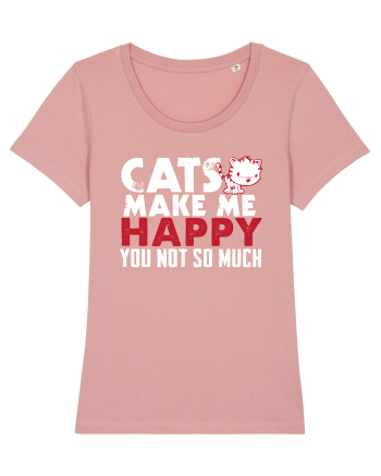 Cats make me happy Canyon Pink