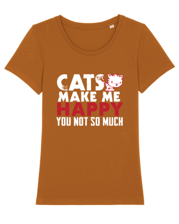 Cats make me happy Roasted Orange