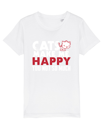 Cats make me happy White
