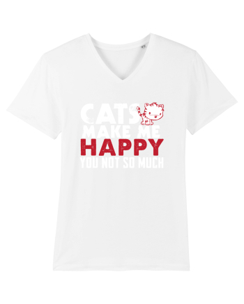 Cats make me happy White