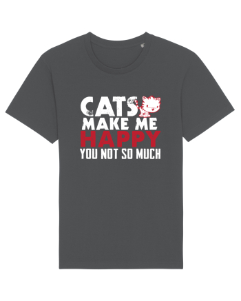 Cats make me happy Anthracite