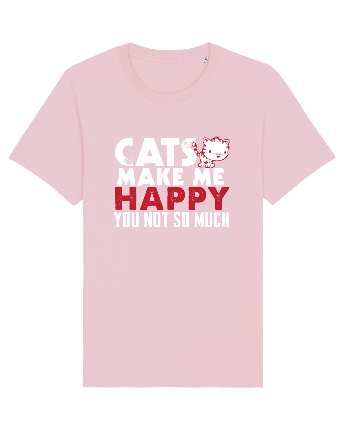 Tricou mânecă scurtă Unisex Rocker Cotton Pink