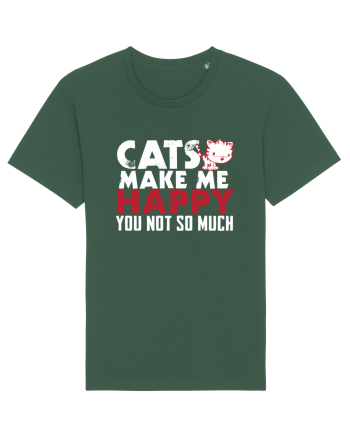 Cats make me happy Bottle Green