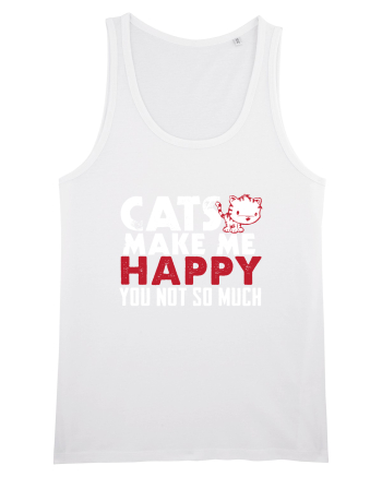 Cats make me happy White